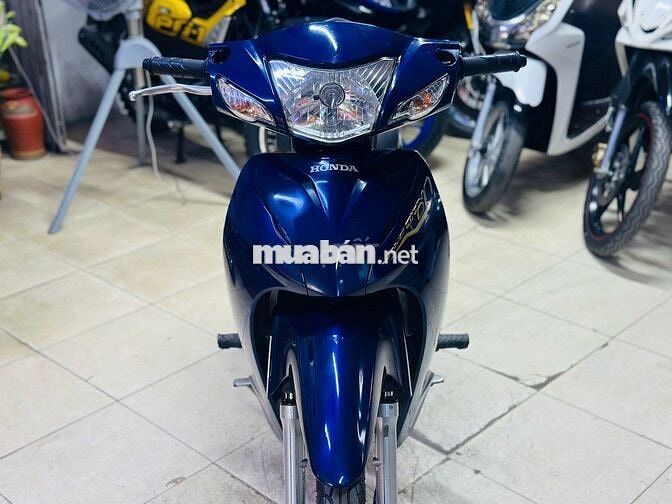 XE MÁY THỊNH PHÁT- WAVE A 110 XANH THAN VÀNH ĐÚC