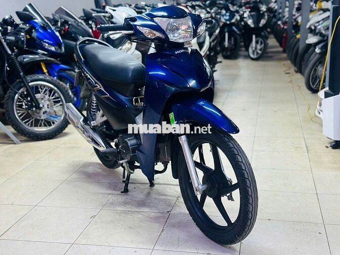 XE MÁY THỊNH PHÁT- WAVE A 110 XANH THAN VÀNH ĐÚC