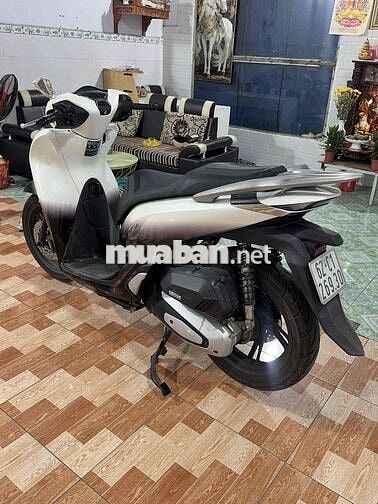 Honda SH 125 2023 Trắng đen CBS