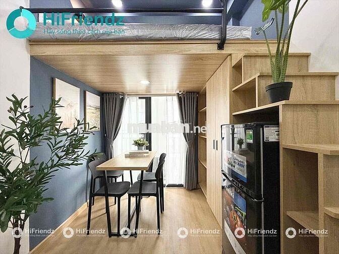 Căn hộ duplex full nội thất bancol giáp Phú Nhuận DT 40m2