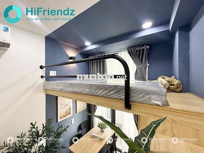 Căn hộ duplex full nội thất bancol giáp Phú Nhuận DT 40m2