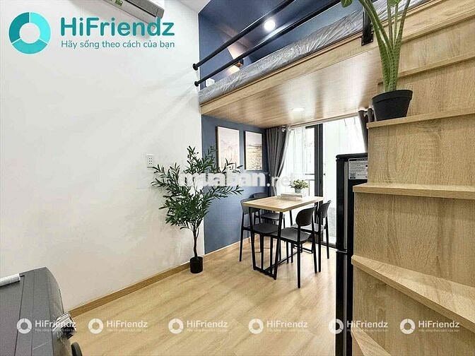Căn hộ duplex full nội thất bancol giáp Phú Nhuận DT 40m2