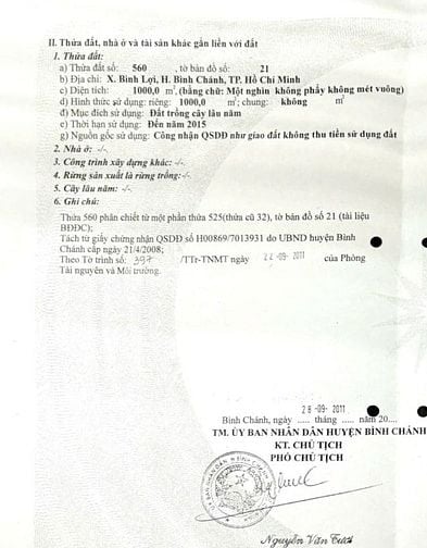 CHÍNH CHỦ BÁN ĐẤT VƯỜN BÌNH CHÁNH – MẶT TIỀN ĐƯỜNG – SỔ RIÊNG