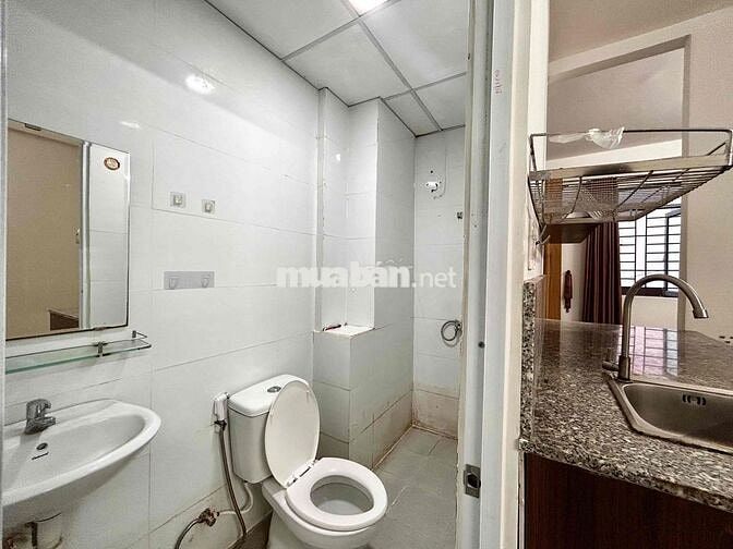 CĂN HỘ 1PN TÁCH BẾP 45m2 chỉ tính điện nước sát Parc Mall Q8 giáp Q5