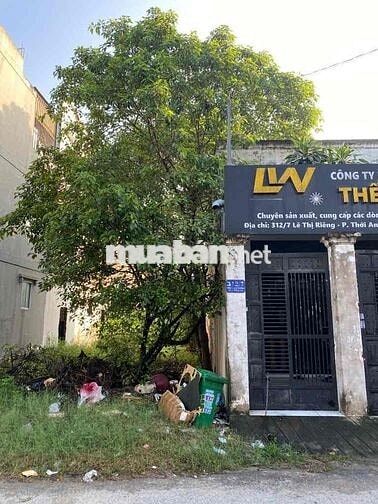 Đất mặt tiền Lê Thị Riêng 12m full thổ cư 5x20m. Khu dân cư đông đúc.