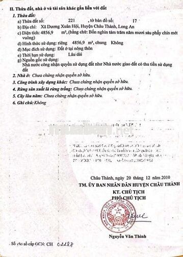 bán đất thổ dương xuân hội có sẵn nhà.