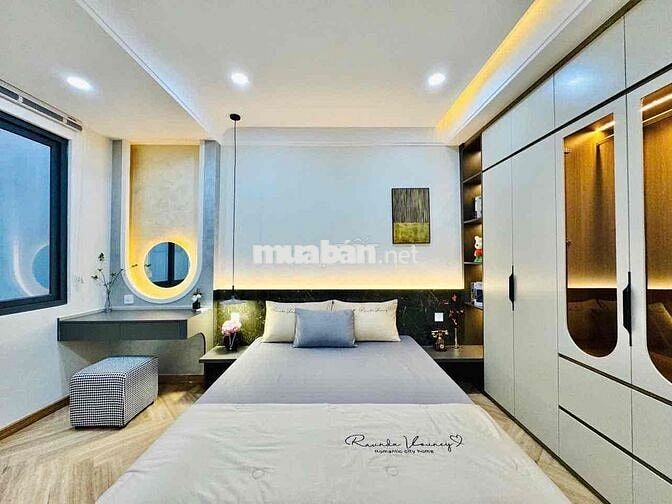 nhà xây mới Bạch Đằng 3 tầng full nội thất 5ty980tl