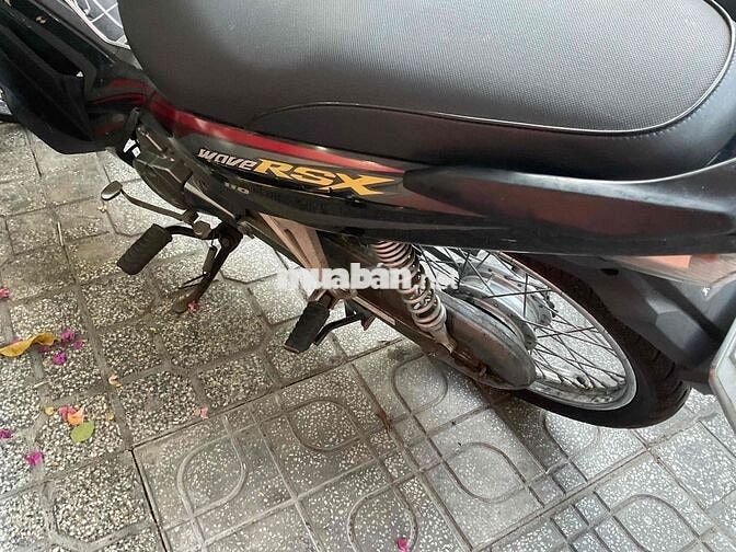Honda Wave RSX 2015 Đen đỏ