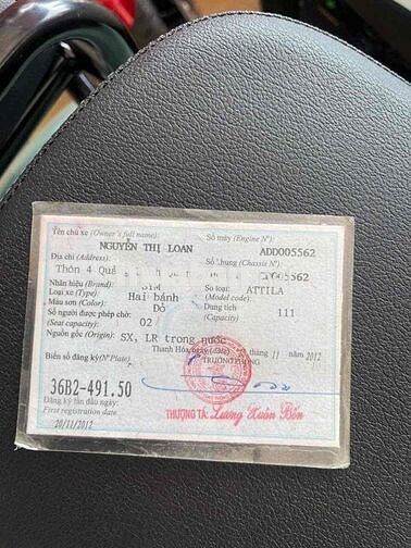 SYM Attila 2012 Đỏ