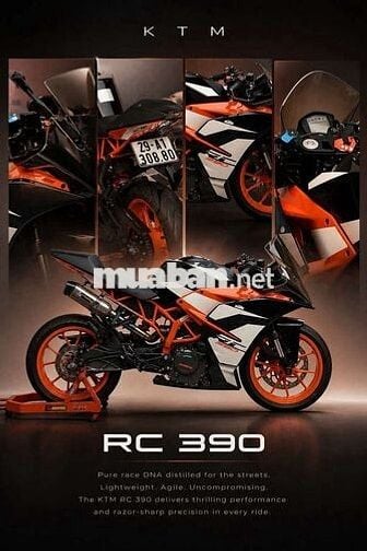 KTM RC 390 Đen Cam Trắng 6273 km