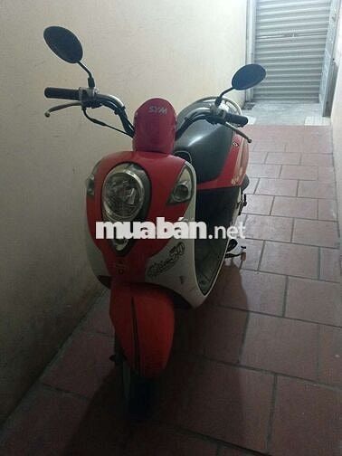 SYM Elite 50 2021 Đỏ trắng