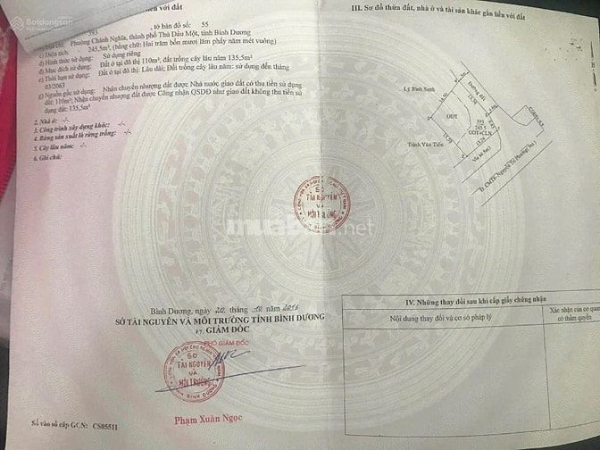 Bán nhà mặt tiền kinh doanh trung tâm phường Thủ Dầu Một - TPHCM