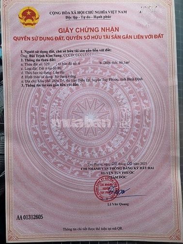 ✅Chính chủ bán 2 lô đất (đối lưng) thuộc Khu Phố Diêu Trì 