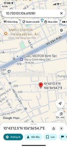 Bán đất hẻm 258/ chính chủ, 4x17