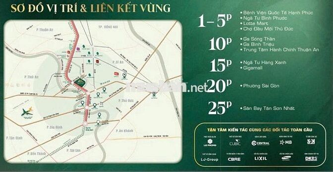 THE EMERALD BOULEVARD CAO CẤP NHẤT BÌNH DƯƠNG- CHỈ TỪ  2,9TỶ/CĂN LK SG