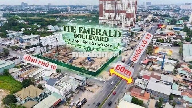 THE EMERALD BOULEVARD CAO CẤP NHẤT BÌNH DƯƠNG- CHỈ TỪ  2,9TỶ/CĂN LK SG