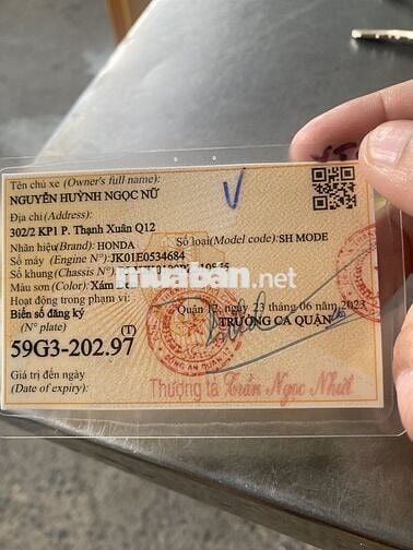 Honda SH Mode 2023 Xám đen 3000km 99% mới
