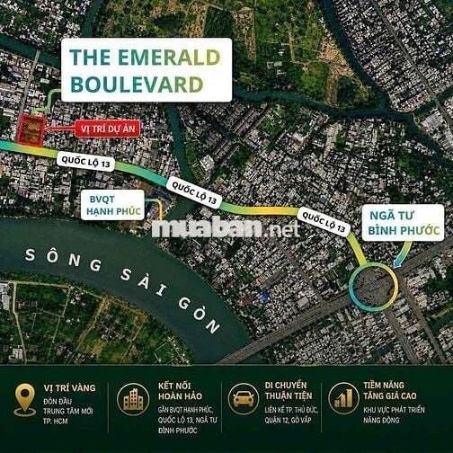 THE EMERALD BOULEVARD BIỂU TƯỢNG SỐNG MỚI NGAY CỬA NGÕ TP THỦ ĐỨC.