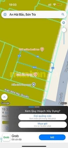 150m2/18 tỷ, Đất đường  Ngô Quyền,Sát câu Sông Hàn,sát WiNCom Plaza Đà