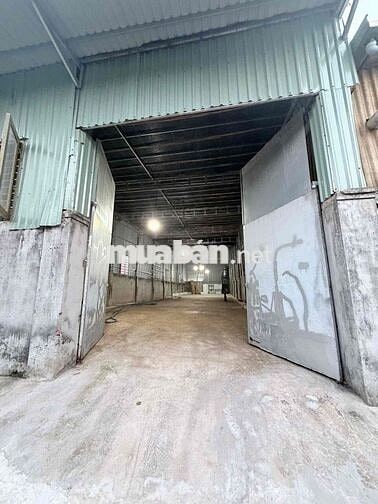 Cho thuê kho 7,5x33 Trần cao 6m giá 11tr kho trông suốt