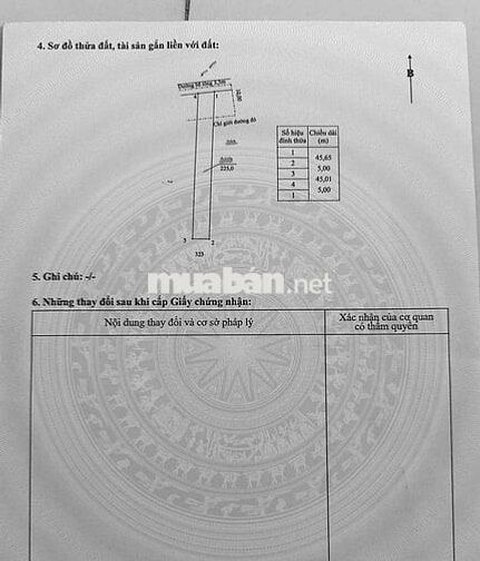 Đất 5 x 45m hẻm xe tải ngay ngã 3 Mỹ Hạnh - Giáp Hóc Môn