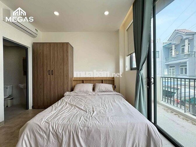 CĂN HỘ DỊCH VỤ ĐẦY ĐỦ NỘI THẤT - BAN CÔNG NGAY NGUYỄN THÁI SƠN