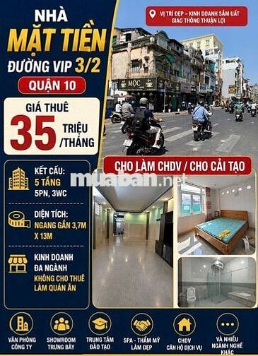 NHÀ VIEW MẶT TIỀN NGUYỄN ĐÌNH CHIỂU QUẬN 3 - 4PN Ở LIỀN - CHỈ 15 TRIỆU