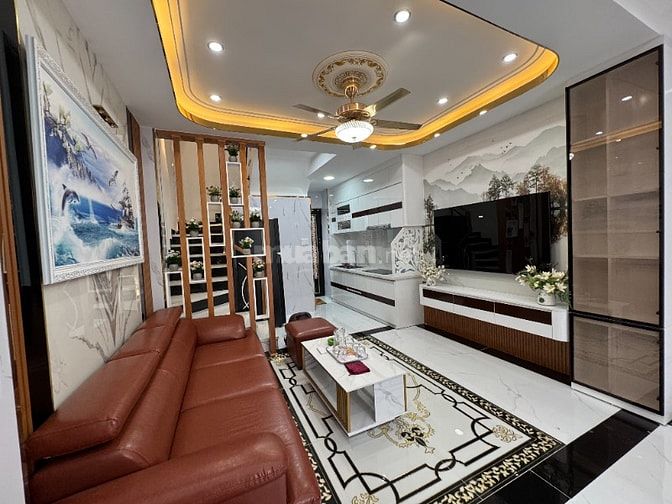 4 Lầu CAO CẤP Khu Hiếm Nhà Bán Thiết kế cổ điển HXH Trần Quang Diệu