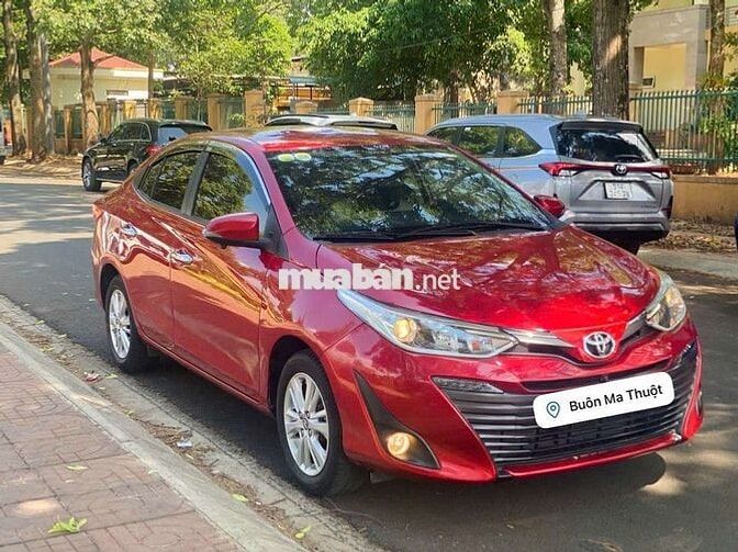 Toyota Vios G 2020 Đỏ 82000 km