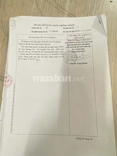 CẦN BÁN NHÀ HẺM 2680 ĐƯỜNG HUỲNH TẤN PHÁT SHR 134M2, GIÁ 4 TỶ 8
