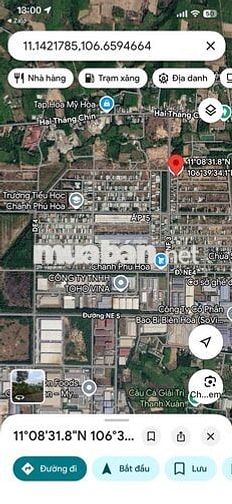 Bán Đất Chánh Phú Hoà , 1tỷ3xx ,Có ht Bank 5x20