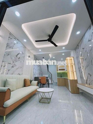 Chỉ: 4Tỷ750 - NHÀ NGAY Chợ Thị Nghè – Sát Q1 Diện tích: 30m2 - Vuông A