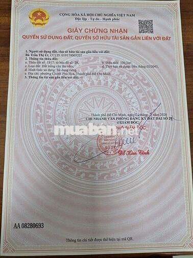 Bán 02 lô đất đẹp và rẻ, 01 lô bán 1,35 tỷ. Mua 02 lô bán 2,5 tỷ.