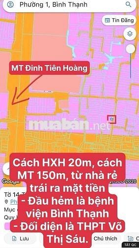 BÁN GẤP ,Mình có việc cần bán gấp nhà 28M2 SÁT Q1 CHỈ 2 PHÚT ĐI XE
