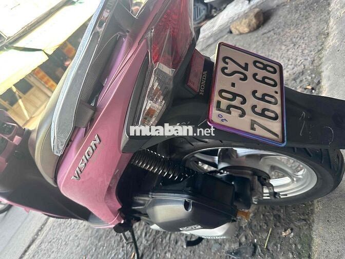 Honda Vision 2017 màu Hồng