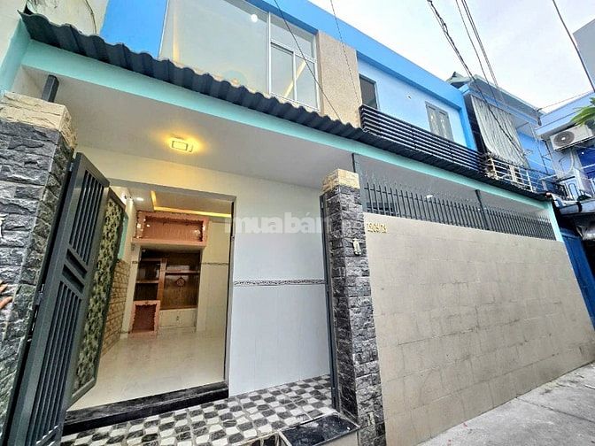 Nhà mới 1269/13 Phạm Thế Hiển, P5, Q8, 1trệt, 1lầu Ngang 9m, sâu 6m
