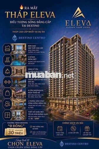 Booking Xuất Ưu Tiên DESTINO CENTRO - Góc - Shophouse - Penhouse