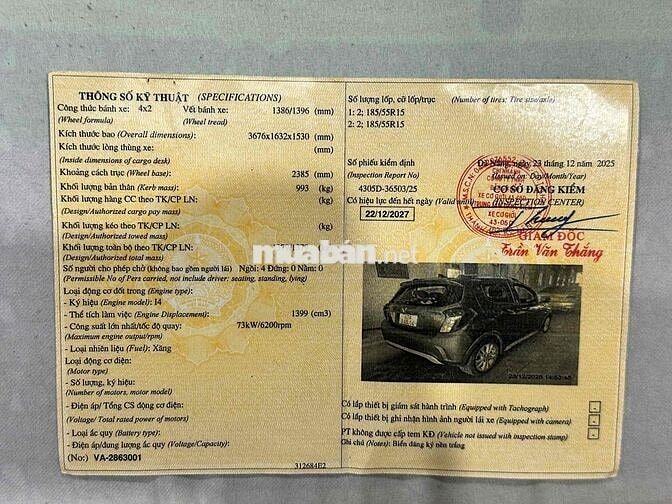 Vinfast Fadil 2020 Xám 48000km