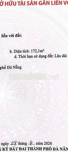 Bán đất 172m2 ngay Gần Chợ Đông Phú, Quế Sơn - Giá chỉ 650 triệu