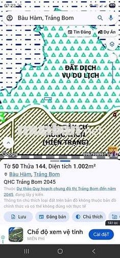 Bán đất Bàu Hàm Trảng Bom Đồng Nai 1002 giá 900 triệu