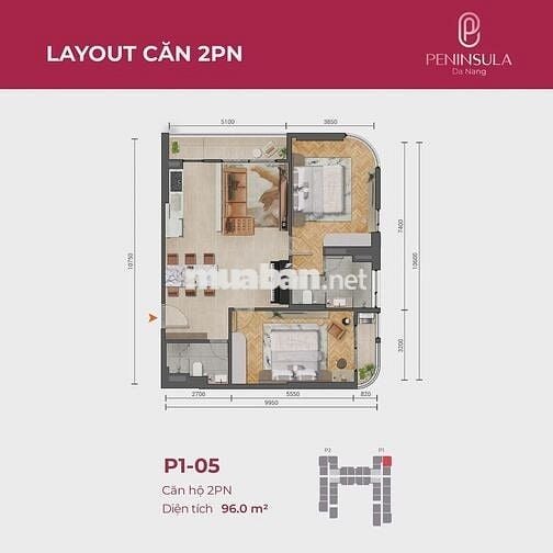 BÁN CĂN HOA HẬU P1-05 | PENINSULA ĐÀ NẴNG