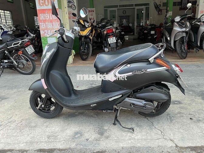 SYM Elite 50cc màu Đen