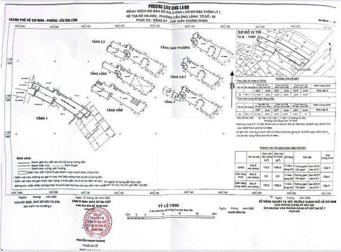 Bán toà nhà Cô Bắc, Quận 1, 7x38m, 1 hầm + 9 tầng, dòng tiền 320tr/t
