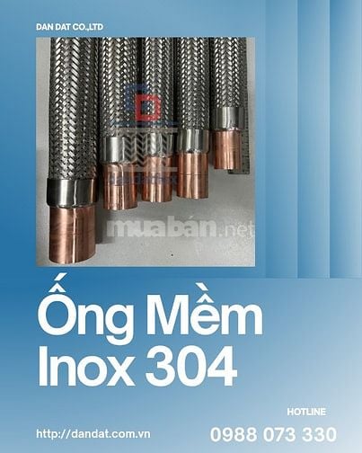 Ống mềm inox 304 | Ống mềm inox rắc co | Ống mềm thủy lực inox 304