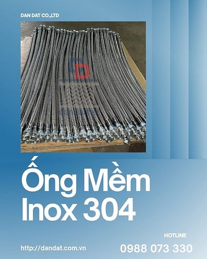 Ống mềm inox 304 | Ống mềm inox rắc co | Ống mềm thủy lực inox 304