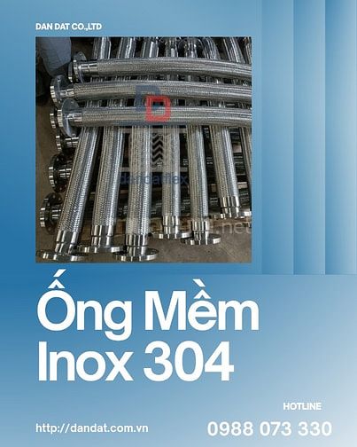 Ống mềm inox 304 | Ống mềm inox rắc co | Ống mềm thủy lực inox 304