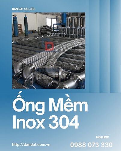 Ống mềm inox 304 | Ống mềm inox rắc co | Ống mềm thủy lực inox 304