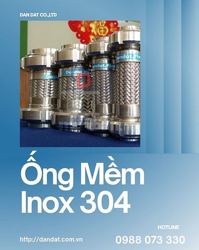 Ống mềm inox 304 | Ống mềm inox rắc co | Ống mềm thủy lực inox 304