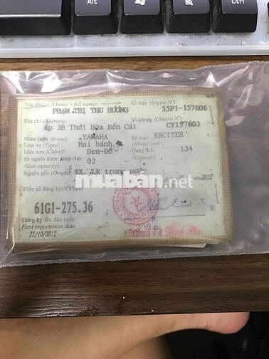 Yamaha Exciter 135 2012 Đen-Đỏ