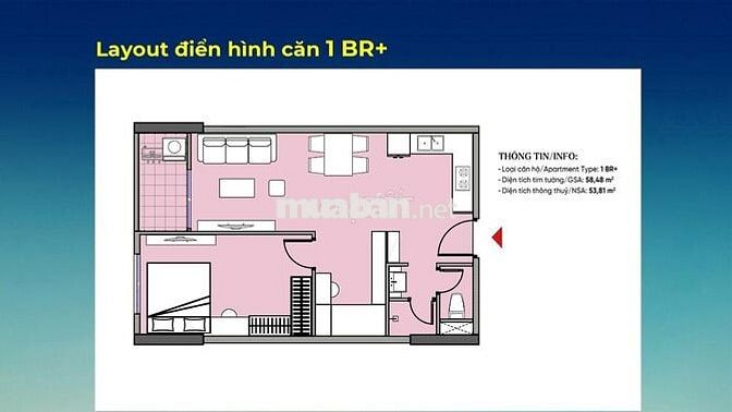 *** CĂN 1BR+ VIEW PHÁO HOA - VỐN CHƯA TỚI 1 TỶ - GIÁ GỐC CĐT
